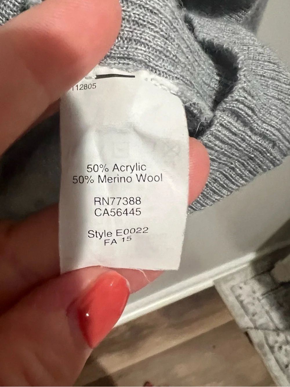 J. Crew Women's XS Merino Wool Gray Crewneck Sweater